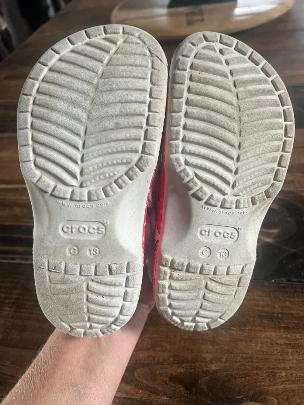 Size 13 Crocs Hello Kitty!